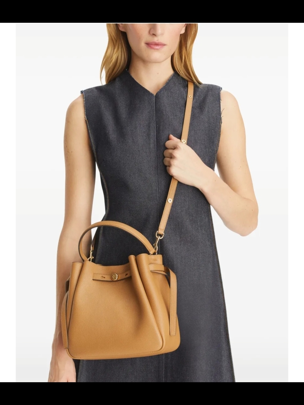 Tory Burch Romy Bourke Leather Crossbody - Picture 8 of 8